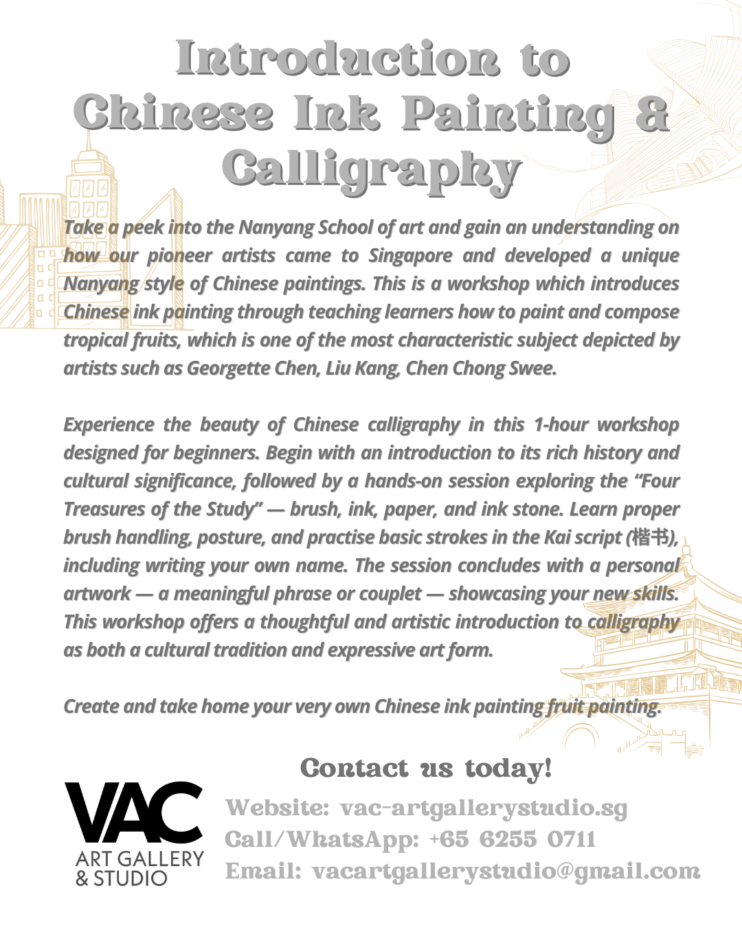 Introduction to Chinese Ink Painting & Calligraphy - Image 2