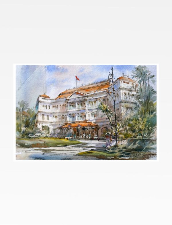 沐浴在晨光里的莱佛士酒店 Raffles Hotel Bathed In The Morning Light