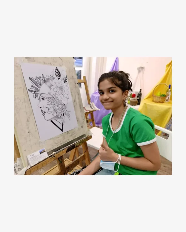 Art Immersion - 3 Medium [Drawing and sketching, Acrylic painting, Watercolour painting]