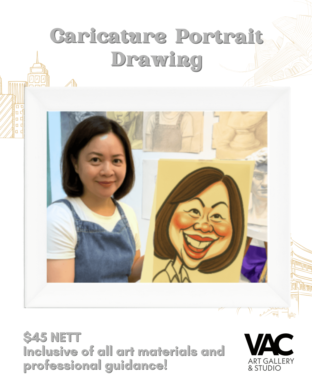 Caricature Portrait Drawing